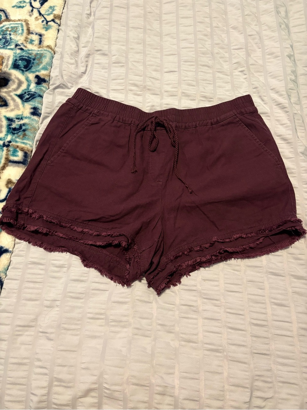 Plum Loft drawstring shorts
